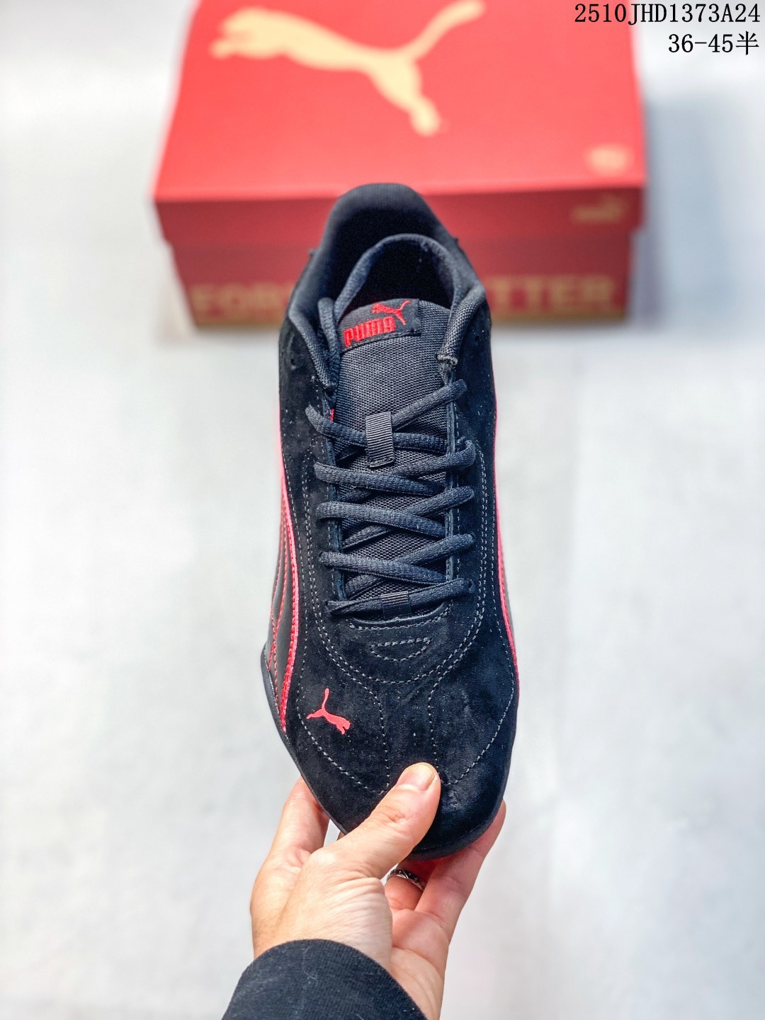 💰130 真标带半码 25秋PUMA彪马美拉德赛车风复古休闲鞋CATCH SD男女薄底鞋 402681 尺码：如图 编码：10JHD1373A24