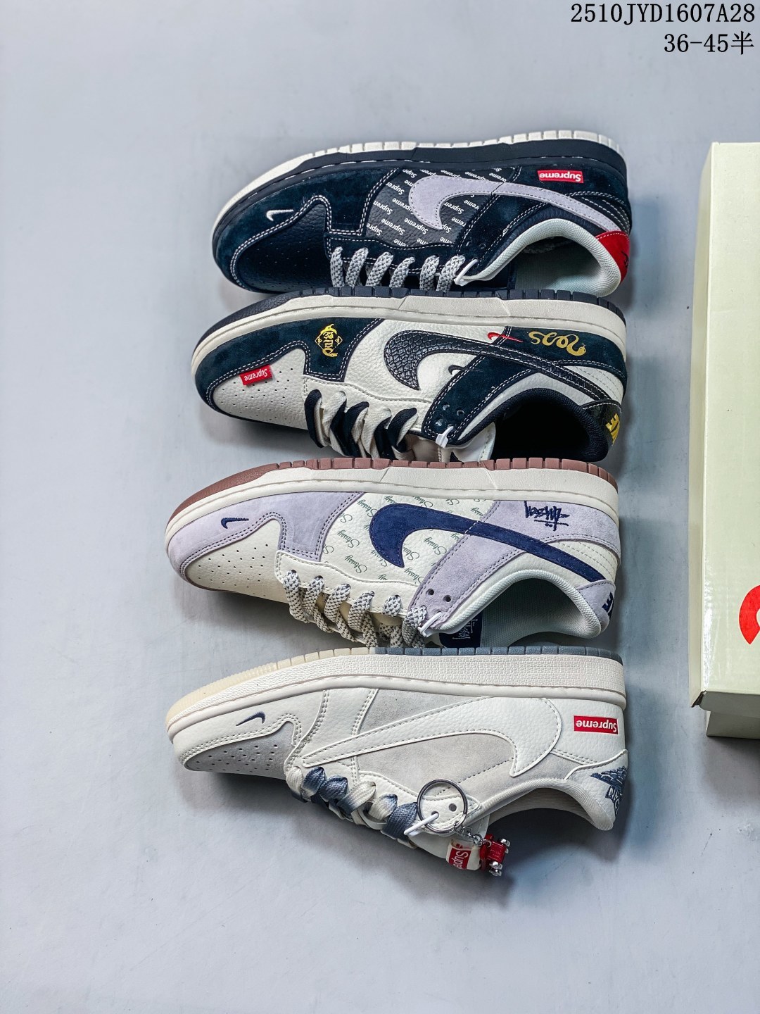 🈴 💰210 公司级
海外爆款限量发售！ Travis Scott x Jordan 1 Low “Supreme联名——猪八双拼米灰” 高端定制 乔丹倒勾低帮休闲板鞋 大厂品质出货 纯正版型 定制鞋盒 皮料切割干净无任何毛边 细节完美  超高清洁度
货号：HH7518-001
Size：36 36.5 37.5 38 38.5 39 40 40.5 41 42 42.5 43 44 44.5 45
10JYD1607A28