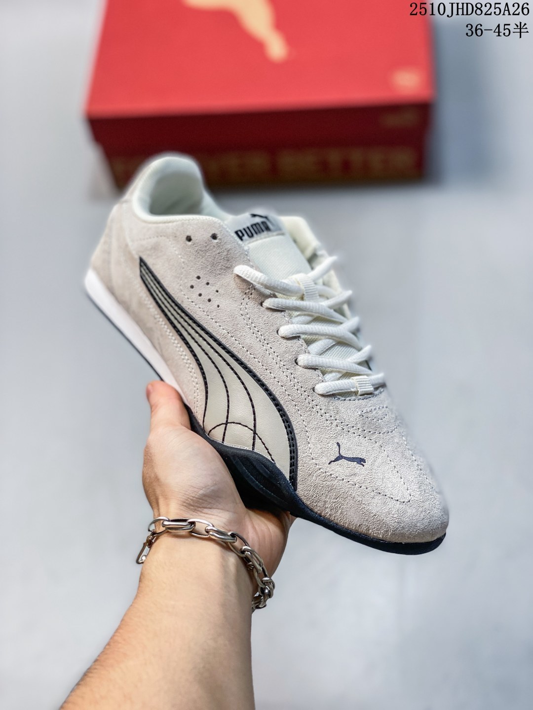 💰190 公司级带半码 PUMA彪马男鞋秋季新款Catch SD女鞋休闲运动赛车薄底鞋402681-02 尺码：如图 编码：10JHD835A26