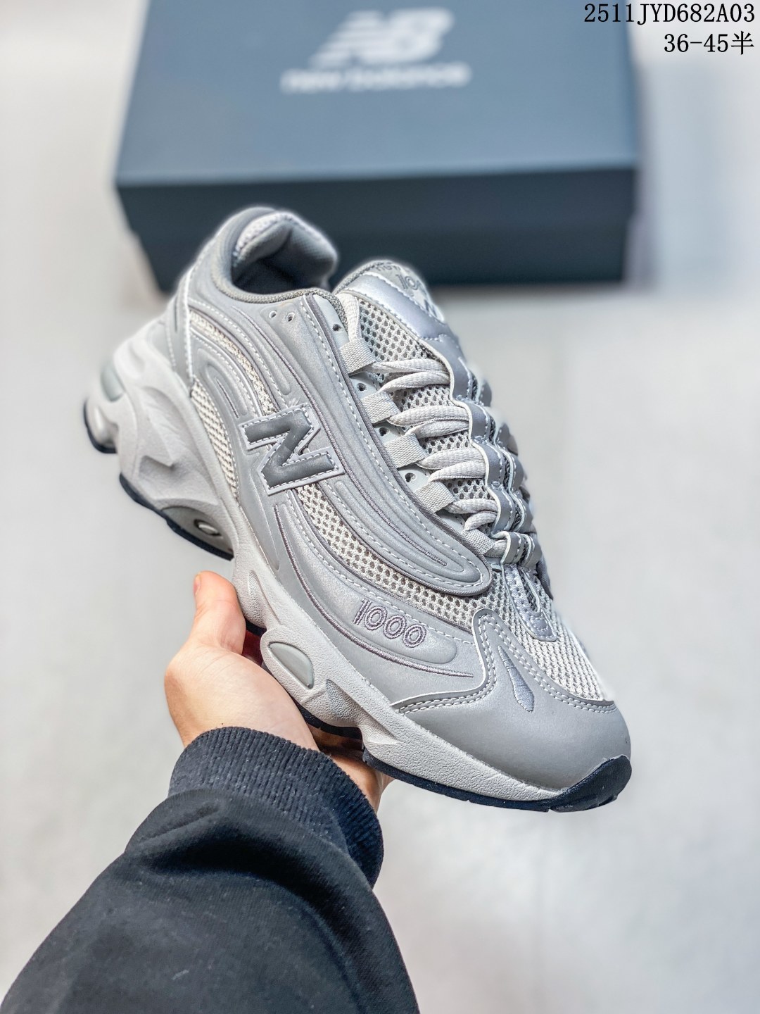 New Balance 1000系列 复古 老爹风低帮休闲运动跑步鞋 M1000 #小红书穿搭款式,原楦原纸版开发版型 货号:M1000 JYD682A03