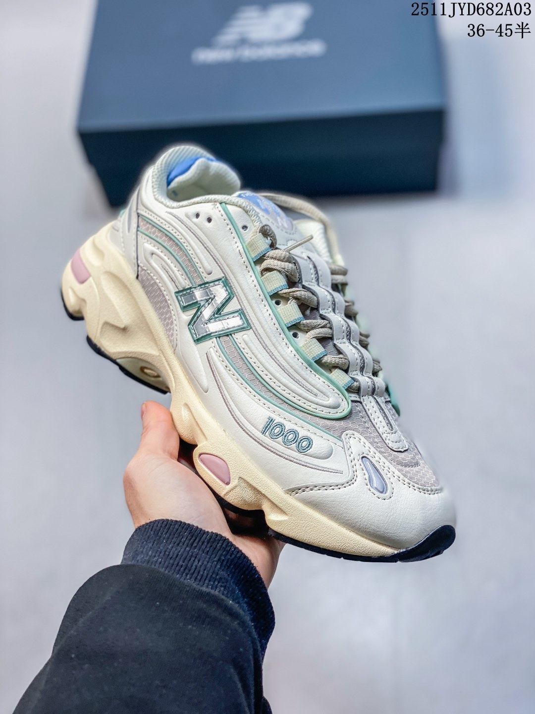 New Balance 1000系列 复古 老爹风低帮休闲运动跑步鞋 M1000 #小红书穿搭款式,原楦原纸版开发版型 货号:M1000 JYD682A03