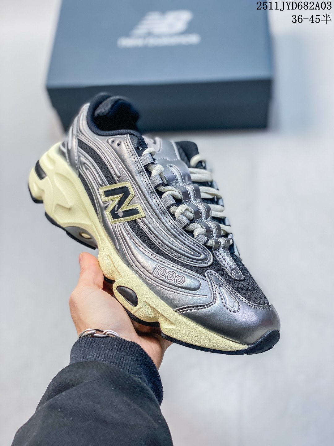 New Balance 1000系列 复古 老爹风低帮休闲运动跑步鞋 M1000 #小红书穿搭款式,原楦原纸版开发版型 货号:M1000 JYD682A03