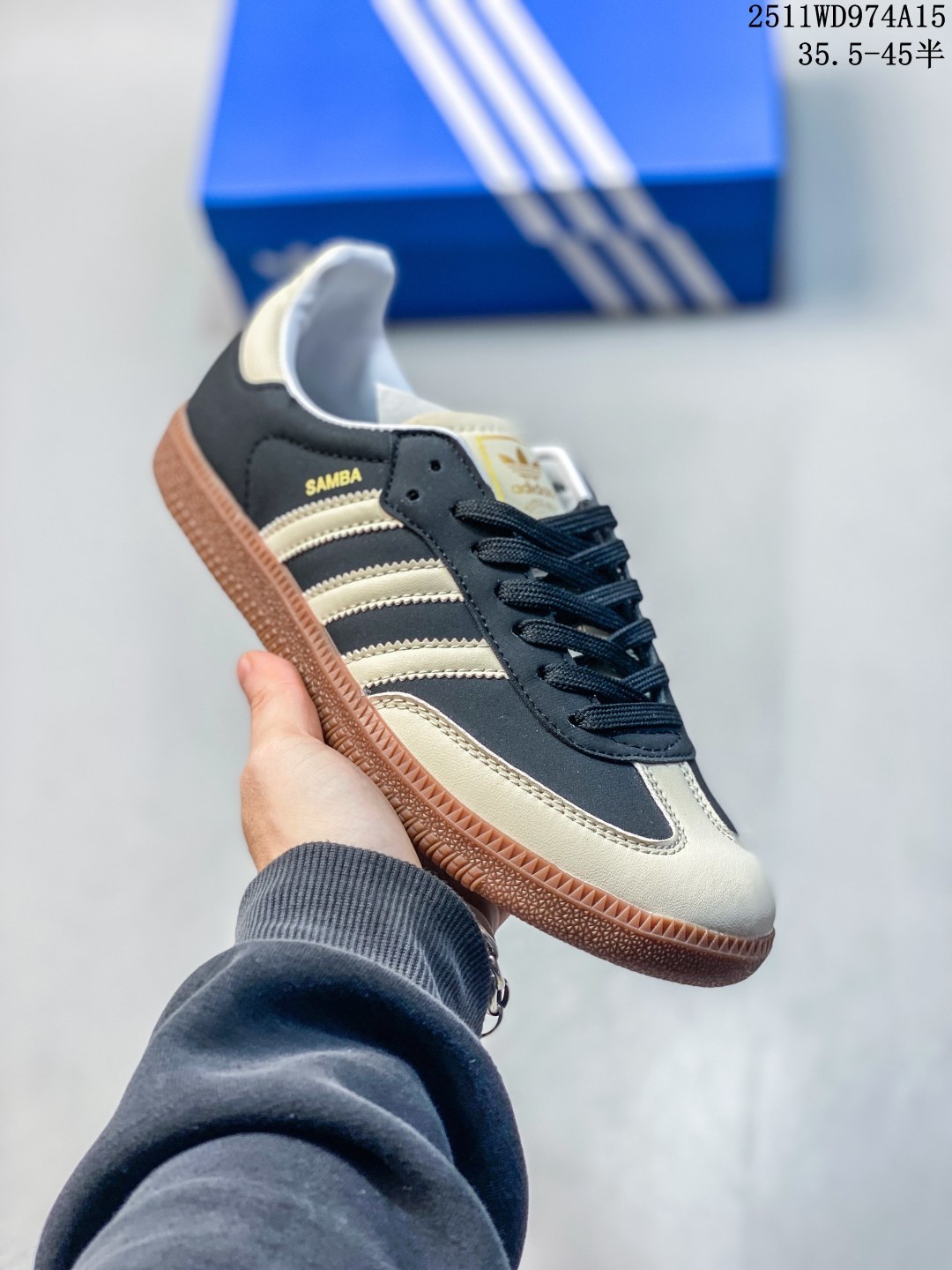💰80
真标✅Adidas Originals Samba 桑巴舞系列阿迪达斯 三叶草 绅士德训足球风百搭低帮休闲运动板鞋
货号:JH7299
尺码:36 36.5 37 38 38.5 39 40 40.5 41 42 42.5 43 44 45
ID:JDD534-AJE
11WD974A15