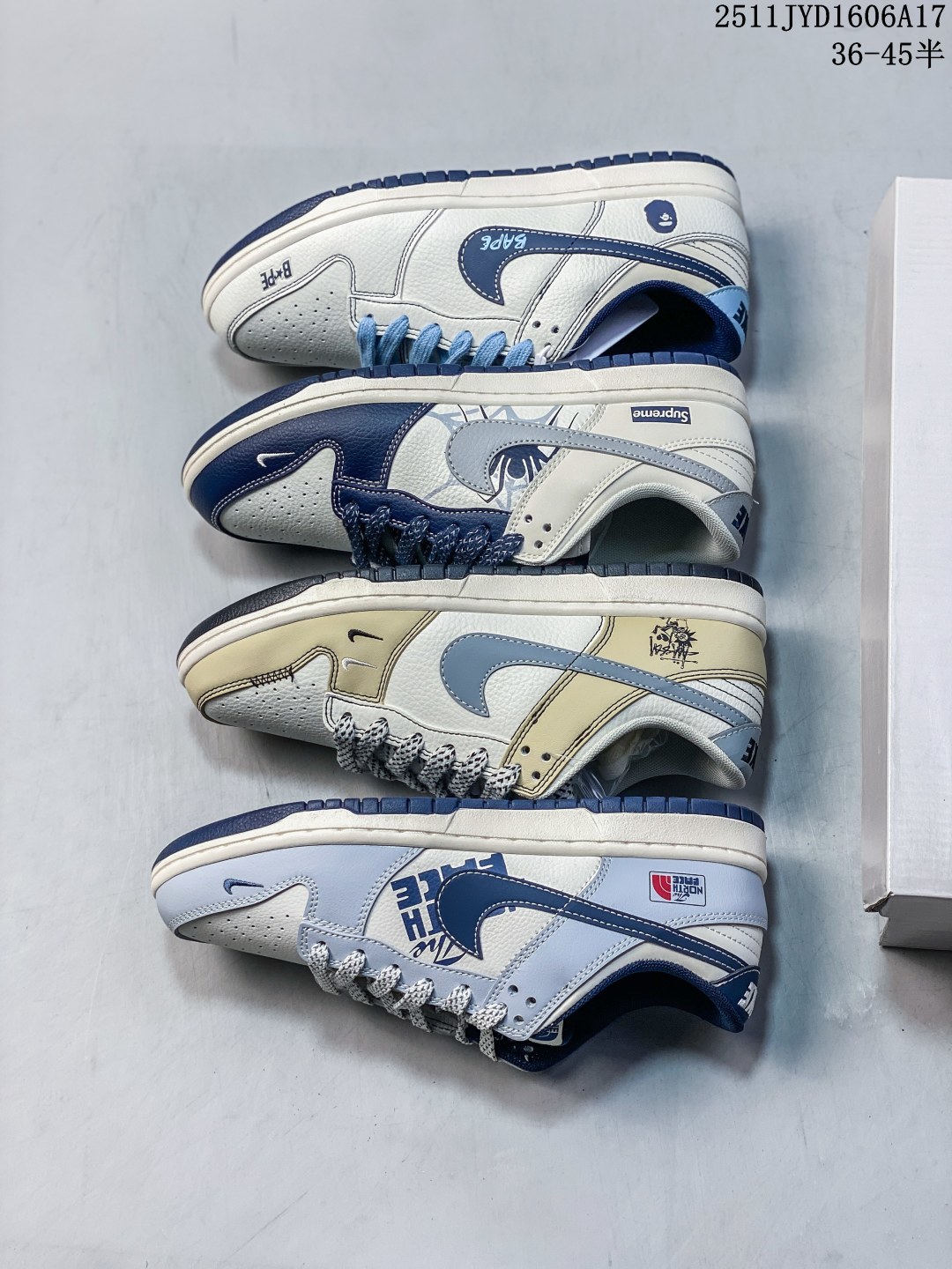 🈴️💰170
海外爆款限量发售！Nike SB Dunk Low “北面联名——英文米灰蓝勾” 高端定制 低帮休闲板鞋 定制鞋盒 大厂纯原品质出货 超高清洁度 皮料切割干净无任何毛边 细节完美
货号：XF8698-205
Size：36 36.5 37.5 38 38.5 39 40 40.5 41 42 42.5 43 44 44.5 45
11JYD1606A187