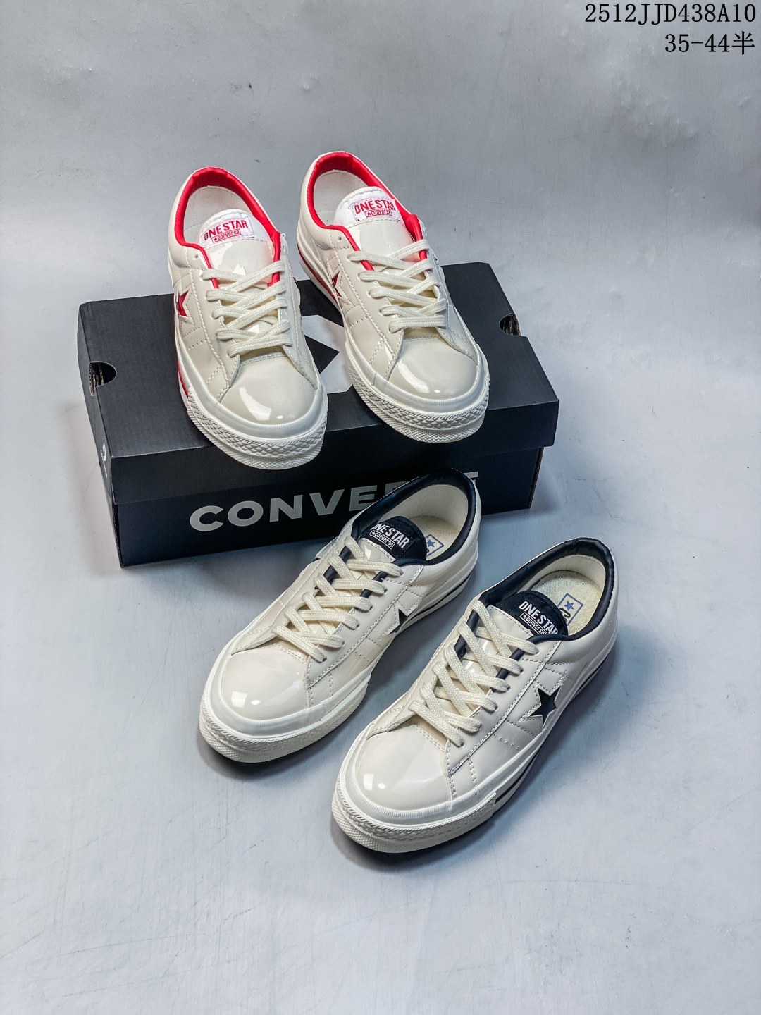 🈴️💰130
Converse One Star Pro 漆皮黑色 木村复古休闲滑板鞋 
尺码：35 36 36.5 37 37.5 38 39 39.5 40 41 41.5 42 42.5 43 44 
12JJD438A10