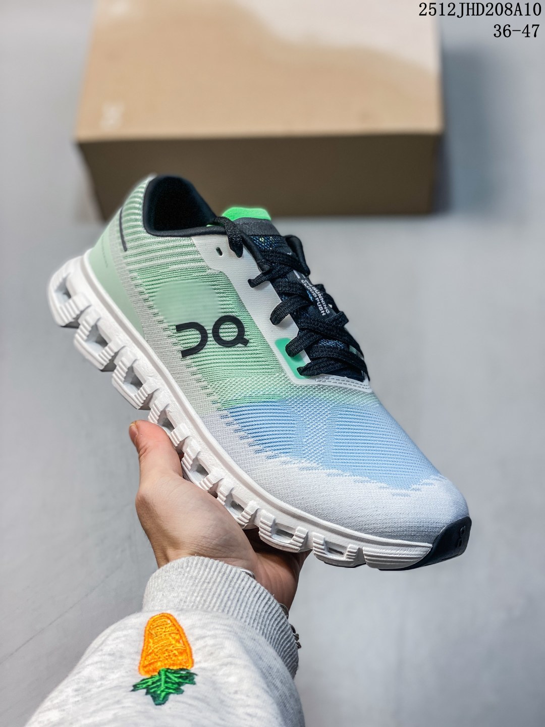 💰140
On昂跑（六代）PUSh新款新配色上线[
升级MZ版，搭载Zero-Gravity泡棉缓震中底，外置防滑耐磨橡胶底片!黑科技“跑”出圈的时尚运动新宠，来自瑞士运动品牌-昂跑ON Running Cloud 6 sh Low 克劳德6推进系列低帮轻量舒适多功能休闲“天际蓝蜜瓜绿”
ON昂跑2025春夏新品Cloud 6以颠覆性科技重塑日常运动体验，Zero-Gravity环保泡棉中底实现「棉花糖脚感」，Sedboard速度板带来「海浪推背」般的推进力。升级版Cloud 6Coast可踩跟设计、Cloud 6
Wateroof防水版本与形成「三叉戟矩阵」，从健身房到实现「一鞋三穿」。鞋面采用100%再生聚酯纤维，可回收材料占比达24%，以280克超轻量设计重新定义「可持续时尚」。

尺码：36  37 38 39 40  41 42  43 44 45 46 47
12JHD208A10