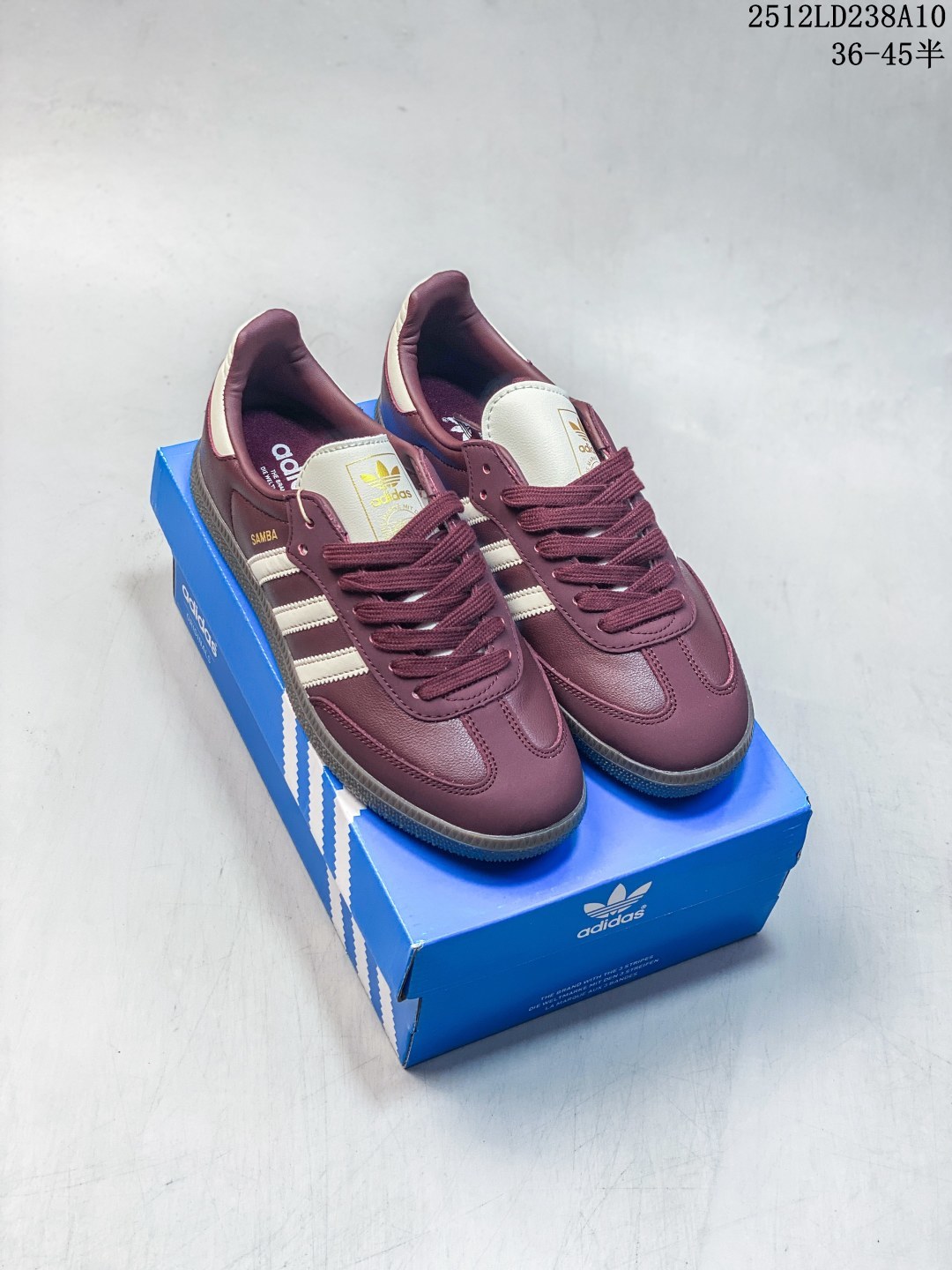 💰130
真标✅Adidas Originals Samba 阿迪达斯 桑巴舞系列绅士德训足球风百搭休闲运动板鞋
贷号:JR8844
尺码:36 36.5 37 38 38.5 39 40 40.5 41 42 42.5 43 44 45
ID:DSD103-QJJ
12LD239A10