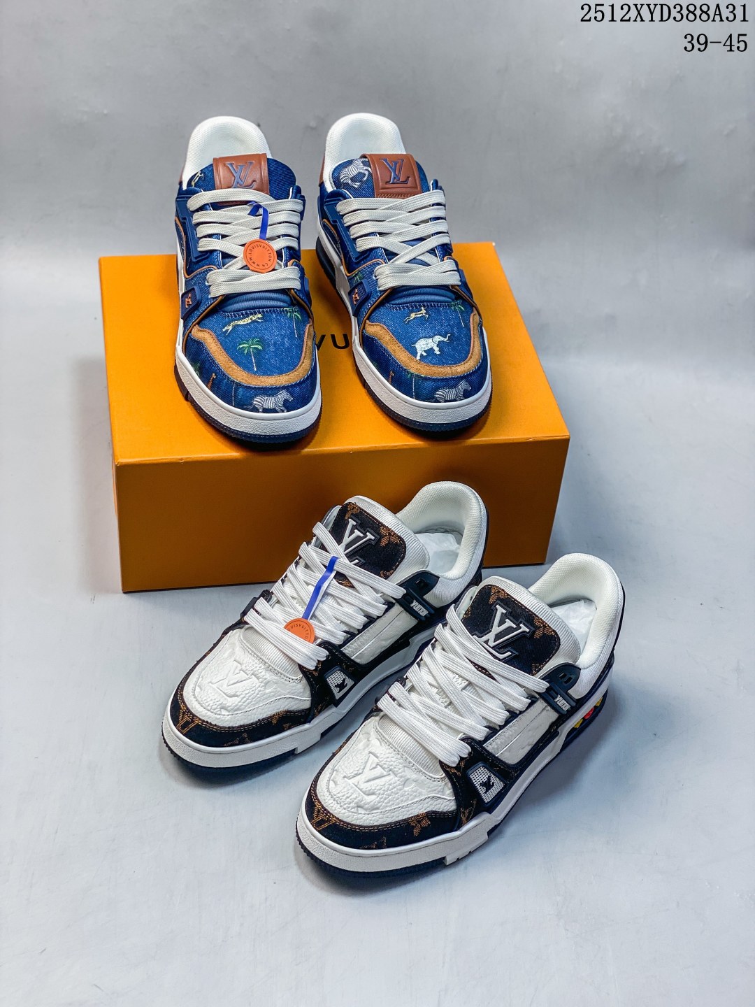 🈴️💰460
东莞纯原 官方新配色
驴家LV Trainer 原版完美楦型 东莞大厂出产 品控胜过市面百分之95 54款新配色 水洗牛仔蓝
原版正确TPU大底 标准原版大底克重152k 独家底磨 实物到手质感重量完全区别与市面版本。
开发费5w+ 质感媲美原版 密集度超高 区别于同行色泽质感 意大利进口头层一刀切小牛皮 皮料厚实度韧性高于市面
原版垫脚聚米微料加透气英伦网布 都是按正品一比一打造开发 不偷半点料 不掺半点假
细节原版一致 可对比 全包套原版包装配件 目前市面一梯队级别
⚠市场太杂请注意混卖版本 可区别材料 版型 质感 包装配件 一切肉眼可见的细节。
尺码:39 40 41 42 43 44 45
12XYD388A31