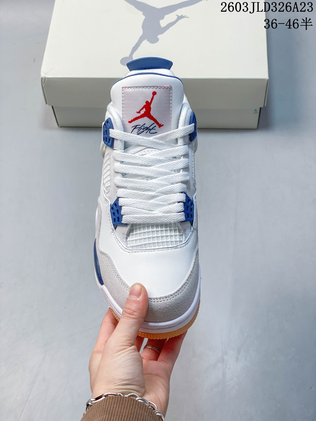 Jordan Air Jordan 4 retro 'psg' paris saint-germain 波尔多 大巴黎 白紫 货号:CZ5624-100 JLD326A23