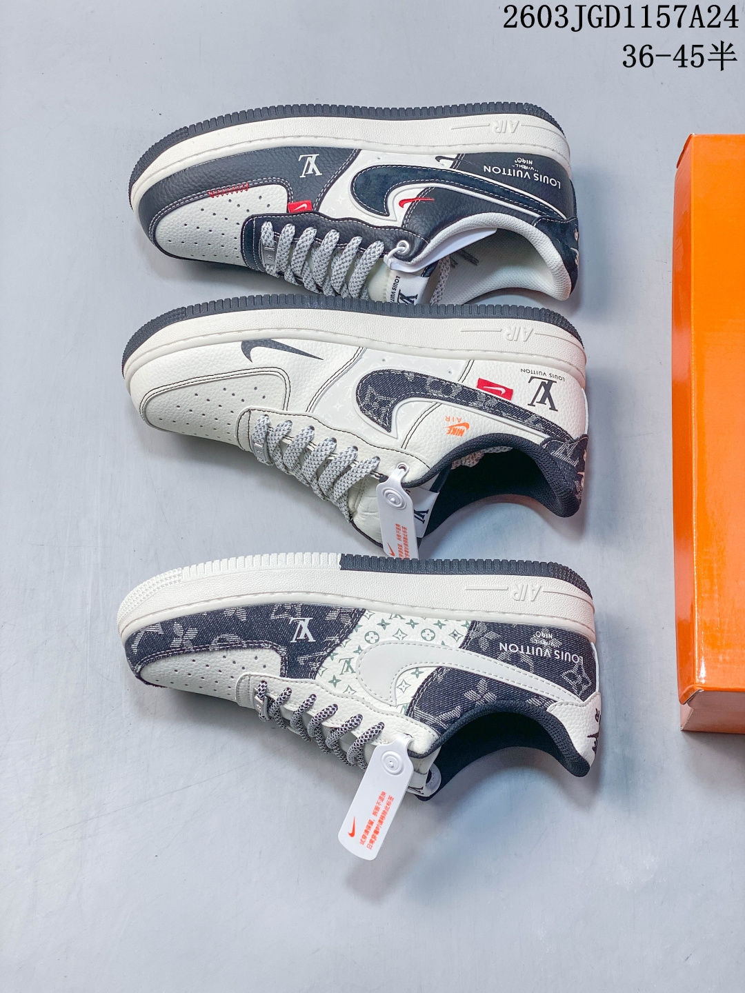 海外限量发售!公司级NIke Air Force 1 '07 Low “LV联名——荔纹黑”空军一号 低帮 运动鞋 休闲鞋 折边针车 工艺难度大 原楦头原纸板 原装鞋盒 定制五金配件 内置全掌气垫 原厂鞋底 货号:YX5066-349 JGD1157A24