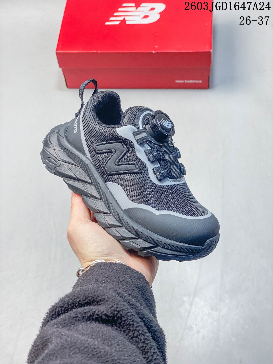 New Balance NB Fresh Foam 舒适运动织物防滑耐磨低帮童鞋 货号:MMOR68G 码数:如图 03JGD1647A24