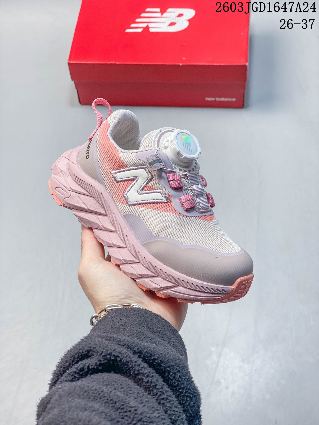 New Balance NB Fresh Foam 舒适运动织物防滑耐磨低帮童鞋 货号:MMOR68G 码数:如图 03JGD1647A24