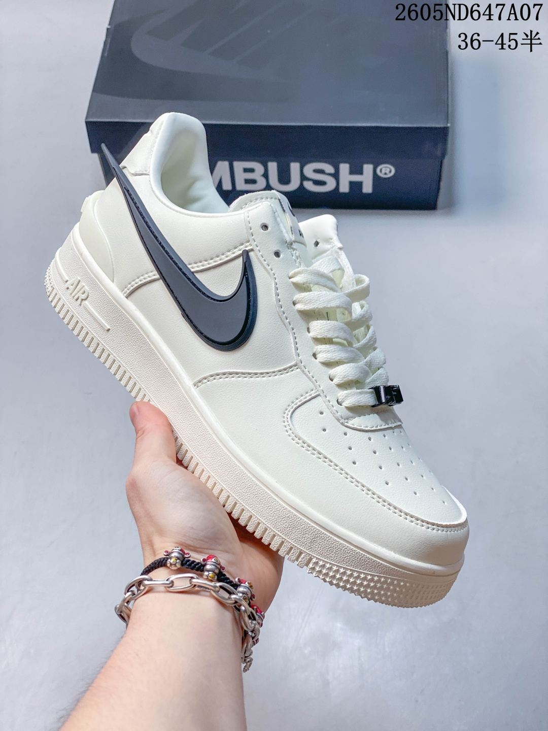耐克AMBUSH x NIke Air Force 1 Low 联名大钩空军一号低帮运动板鞋 DV3464 002 ND647A07