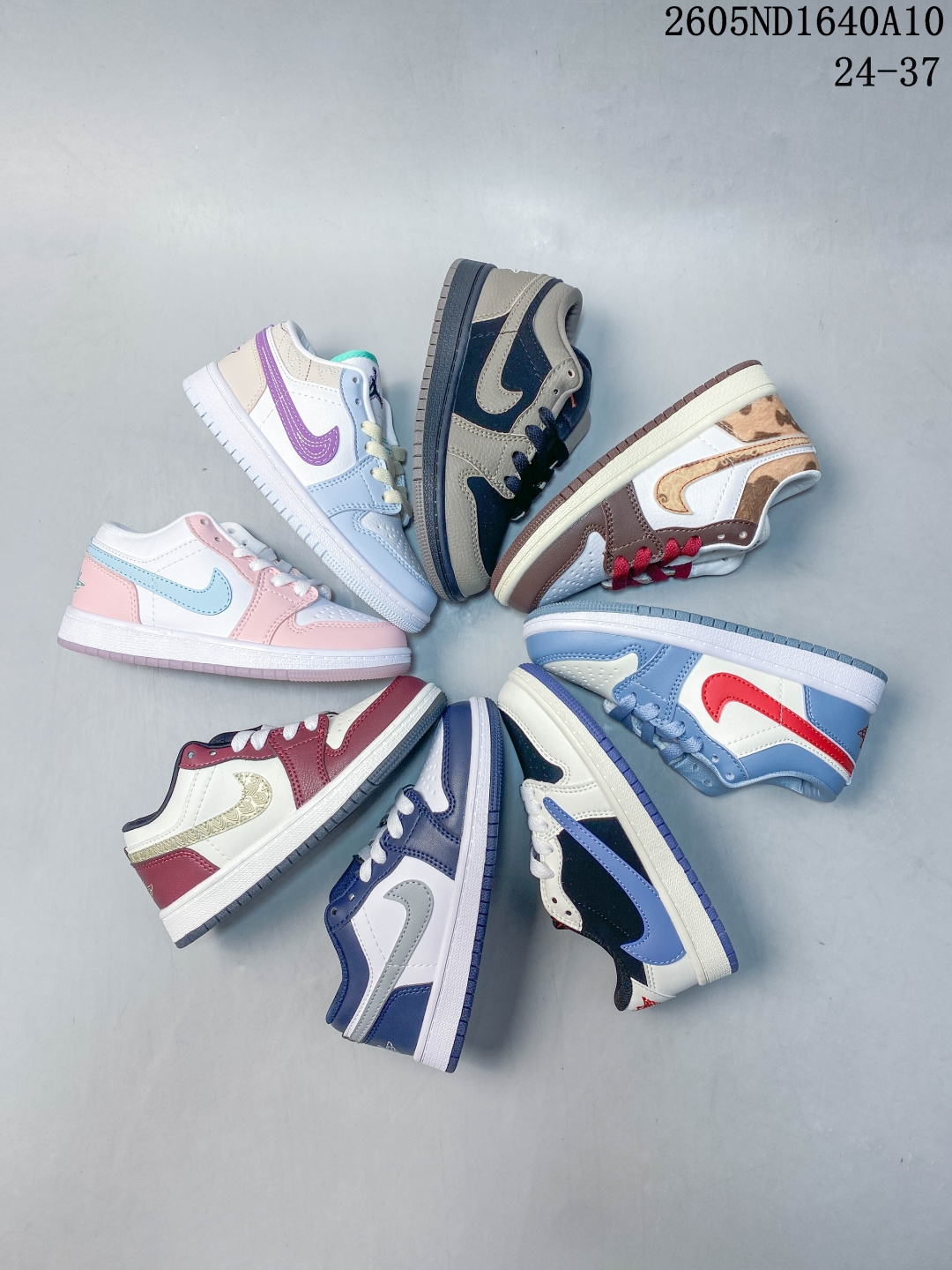 超萌童鞋✅Nike Air Jordan 1 Low 经典百搭 AJ1 耐克 低帮休闲板鞋 货号:553558-404 尺码:如图 05ND1640A10