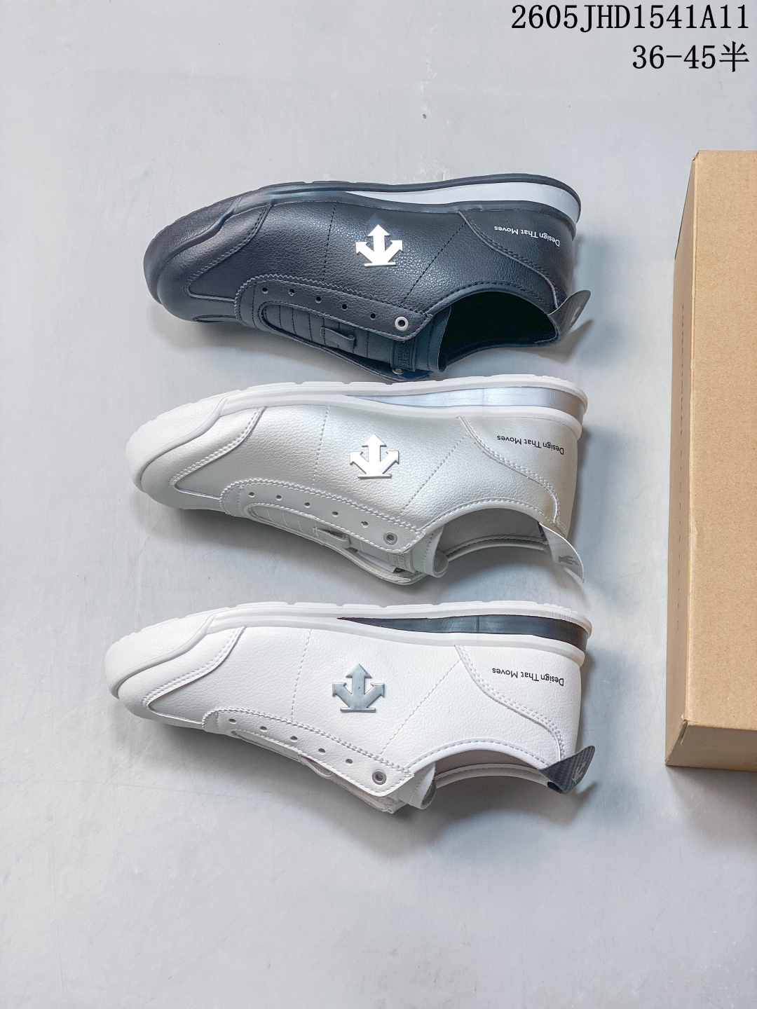 DESCENTECHRON TEMPO SLIP ON PRM 系列 复古运动休闲鞋 货号:SP143LSN25 尺码:36 36.5 37.5 38 38.5 39 40 40.5 41 42 42.5 43 44 45 05JHD1541A11 image 1