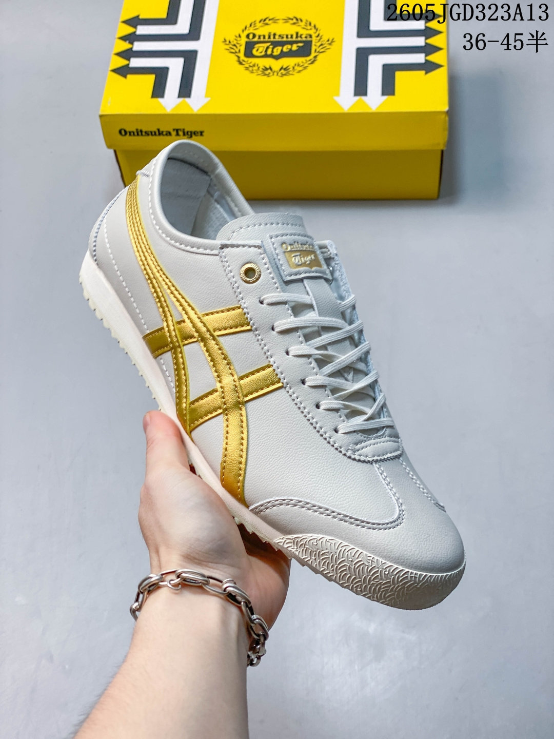 Asics Onitsuka Tiger 鬼冢虎 四联吊牌 中底纸板钢印 日系轻便运动休闲鞋 511140ASRRY半 36-45 05JGD323A13 image 1
