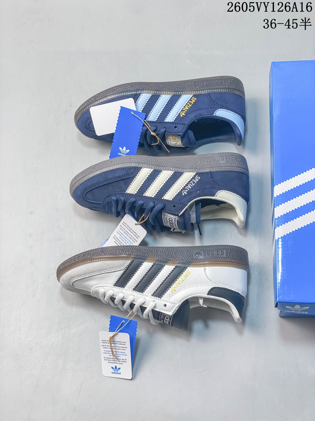 【攀登】adidasoriginalsHANDBALLSPEZIAL经典圆头舒适保暖低帮 05VY126A16 image 1