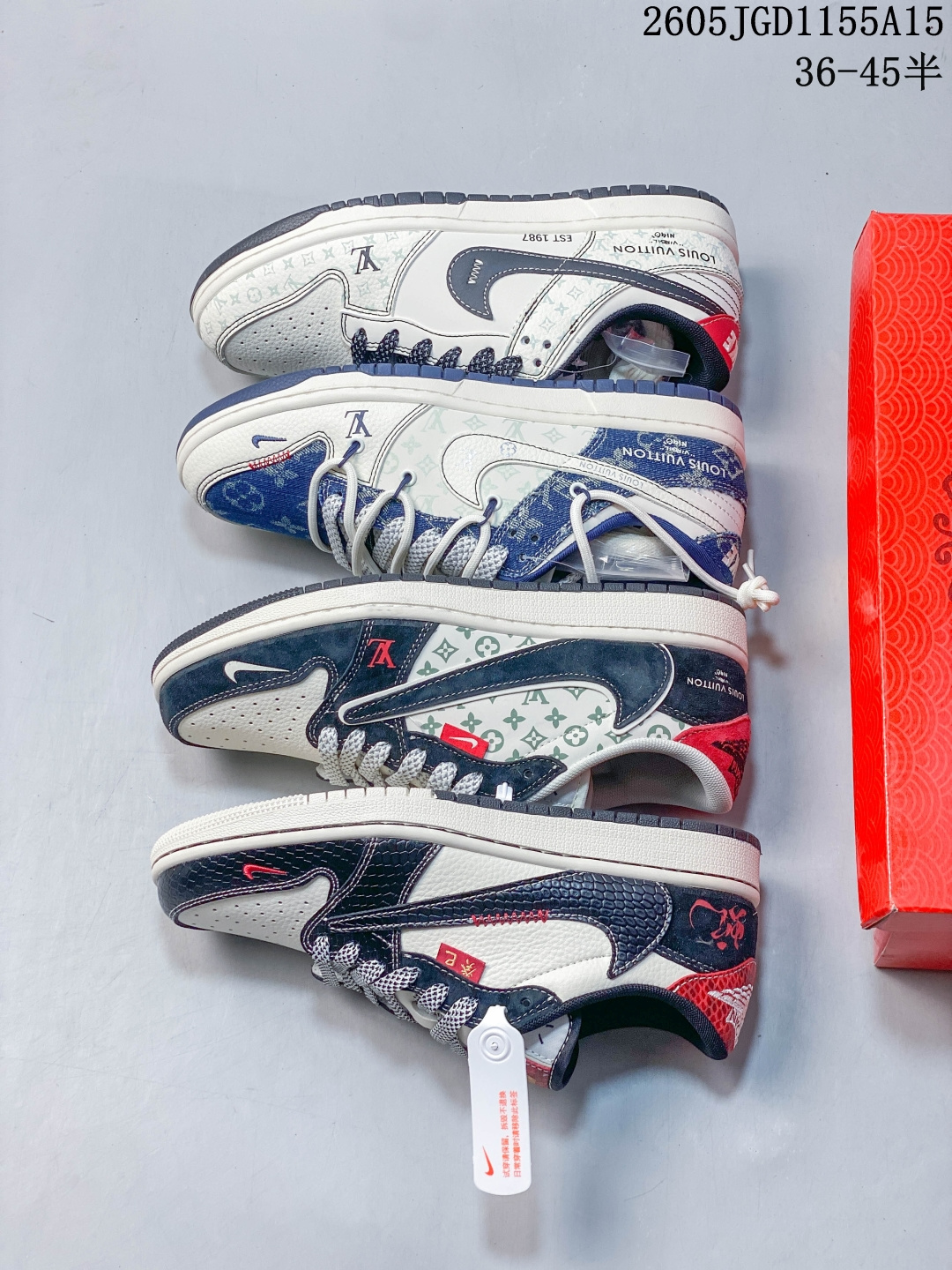 Nike Dunk Low Retro “DIY高端定制” 低帮休闲运动板鞋 用料绝不含糊 独家版型蒸餾加工帶來的是更好的视觉和脚感体验 清洁度 电绣工艺 皮料切割干净无任何毛边 细节美 货号:YX5066-376 尺码:36 36.5 37.5 38 38.5 39 40 40.5 41 42 42.5 43 44 45 ID:0638544 05JGD1155A15 image 1