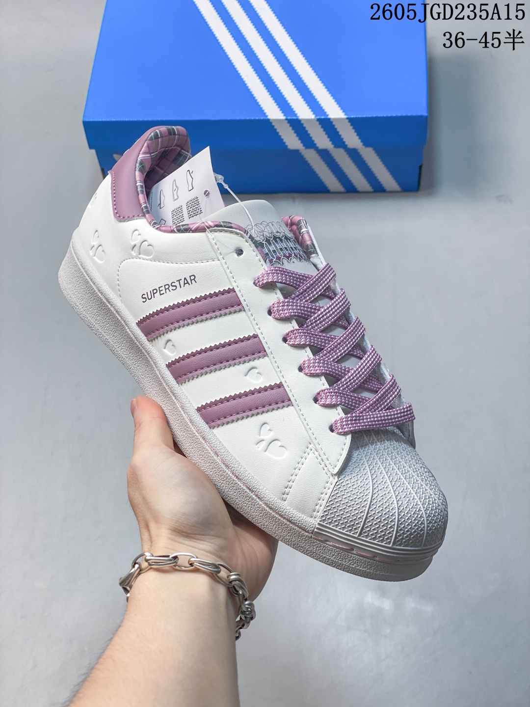 Adidas Originals Superstar贝壳头系列 低帮经典百搭休闲运动板鞋 货号:KZ7157 尺码:36 36.5 37 38 38.5 39 40 40.5 41 42 42.5 43 44 45 ID:JZD101-FJG 05JGD235A15 image 1