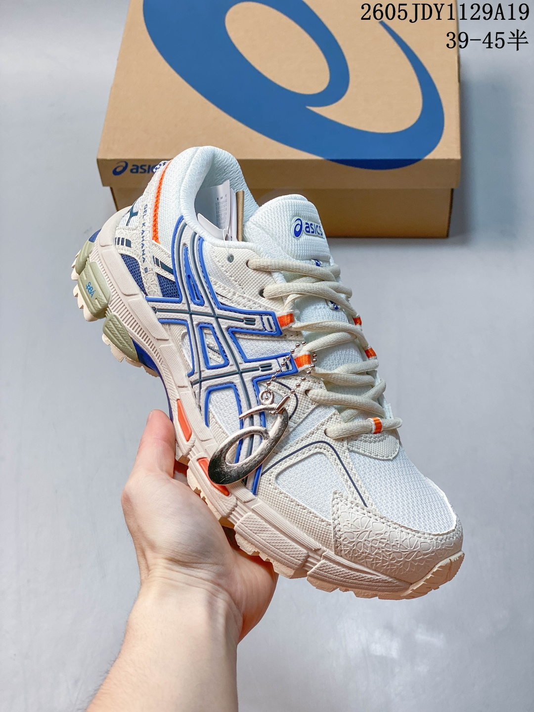 ASICS Gel-Kahana 8 百搭舒适 越野跑鞋 男女通用 白蓝色 05JDY1129A19