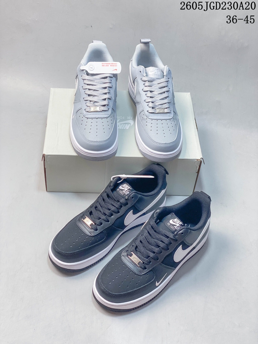 Nike Air Force 1 空军一号 配色低帮休闲运动板鞋 IR5599 001 码数：36 37 38 39 40 41 42 43 44 45 编号：2605WSYHAY 05JGD230A20 image 1