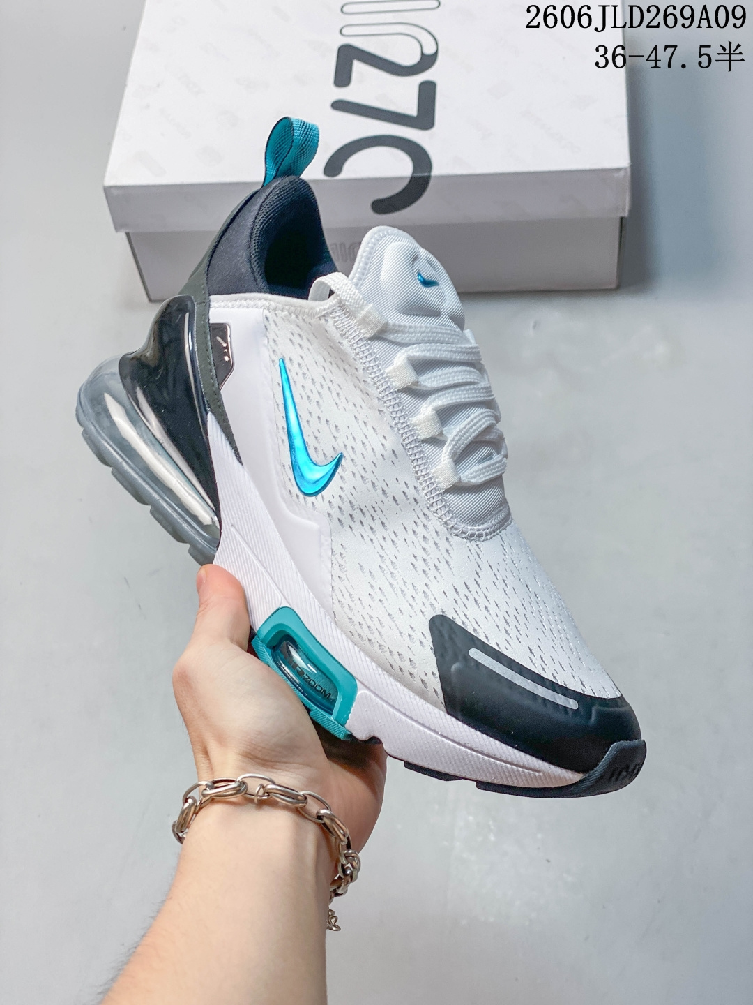 NikeAir Max 270 耐用抓地轻盈舒适 回弹透气支撑 跑步鞋 06JLD269A09 image 1