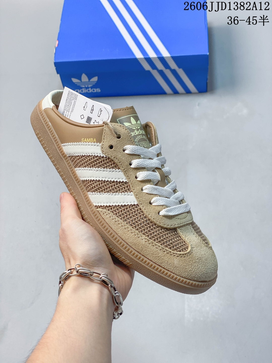 Adidas Originals Samba OG Mule 桑巴舞系列 三叶草 低帮休闲拖鞋 货号:FG5057 尺码:36 36.5 37 38 38.5 39 40 40.5 41 42 42.5 43 44 45 06JJD1382A12 image 1