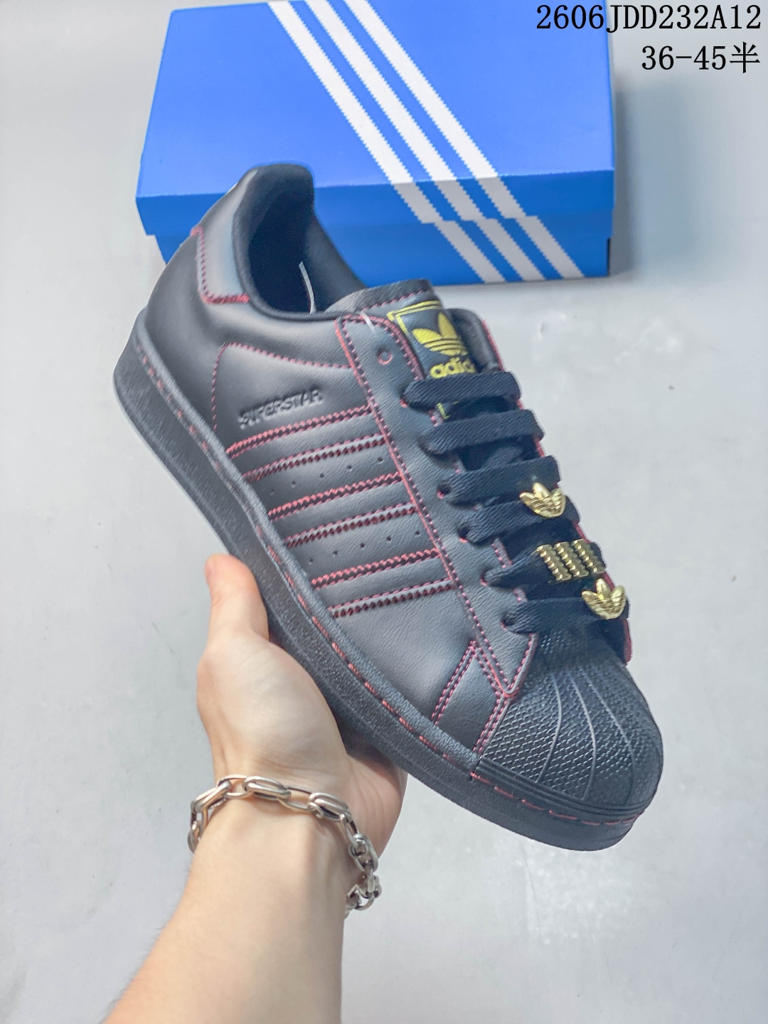 Adidas Originals Superstar贝壳头系列 低帮经典百搭休闲运动板鞋 货号:JS1380 尺码:36 36.5 37 38 38.5 39 40 40.5 41 42 42.5 43 44 45 ID:JDD101-GJE 06JDD232A12 image 1