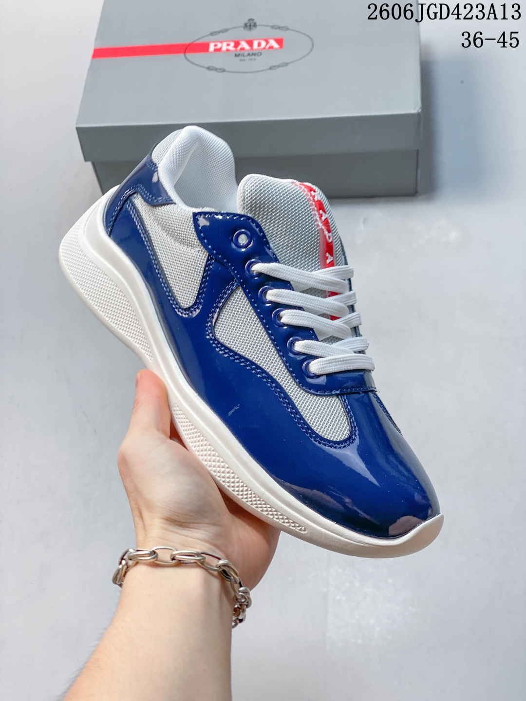 Prada 网面户外鞋 健步系列运动鞋 休闲跑步鞋 510570ASURY 40-45 06JGD423A13 image 1