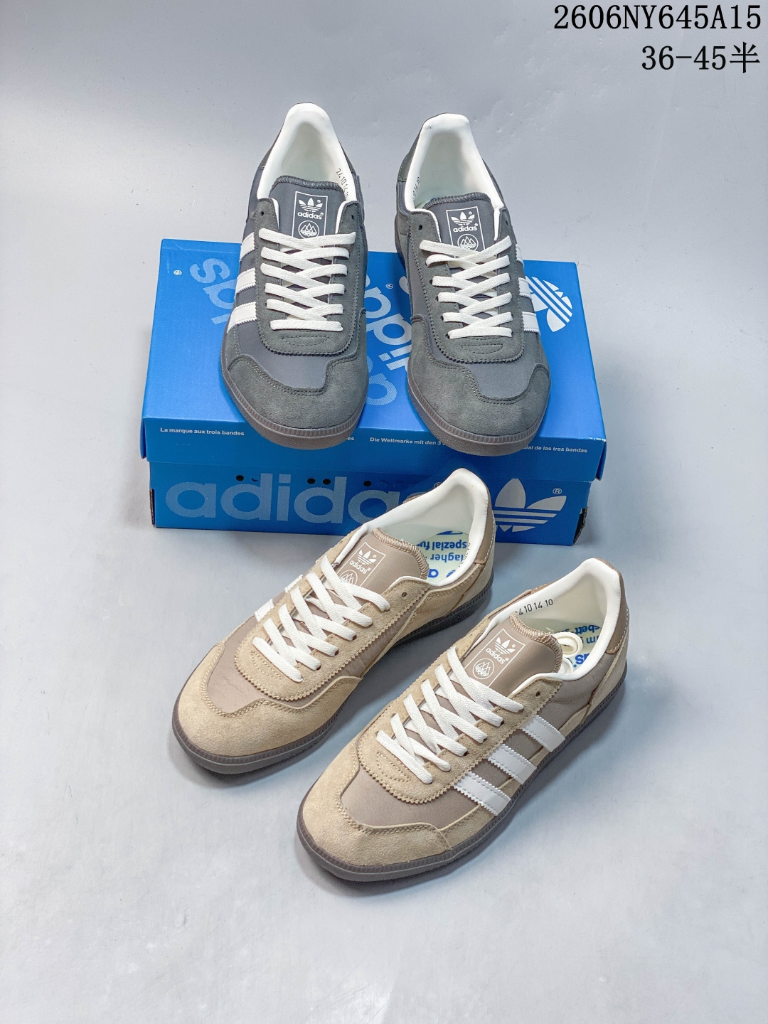 Adidas Handball Spezial 经典款 复古休闲板鞋 全鞋采用反毛皮制作 牛筋耐磨大底 承载青春情怀的板鞋 经典三条杠装饰鞋侧 品牌辨识度清晰 官方货号:Jl4226 尺码:36 36.5 37 38 38.5 39 40 40.5 41 42 42.5 43 44 45 06NY645A15 image 1