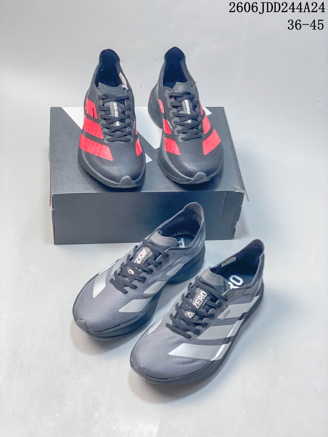 adidas × AMG Motorsport Adizero Evo SL 时尚舒适增高跑步鞋 男款 06JDD244A24 image 1