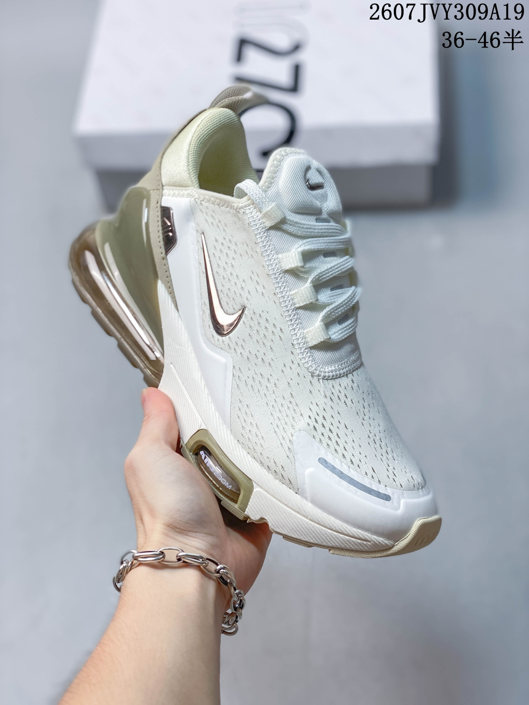 Nike Air Max 270 系列 后半掌气垫百搭运动鞋711280WPR半 36-40 07JVY309A19 image 1
