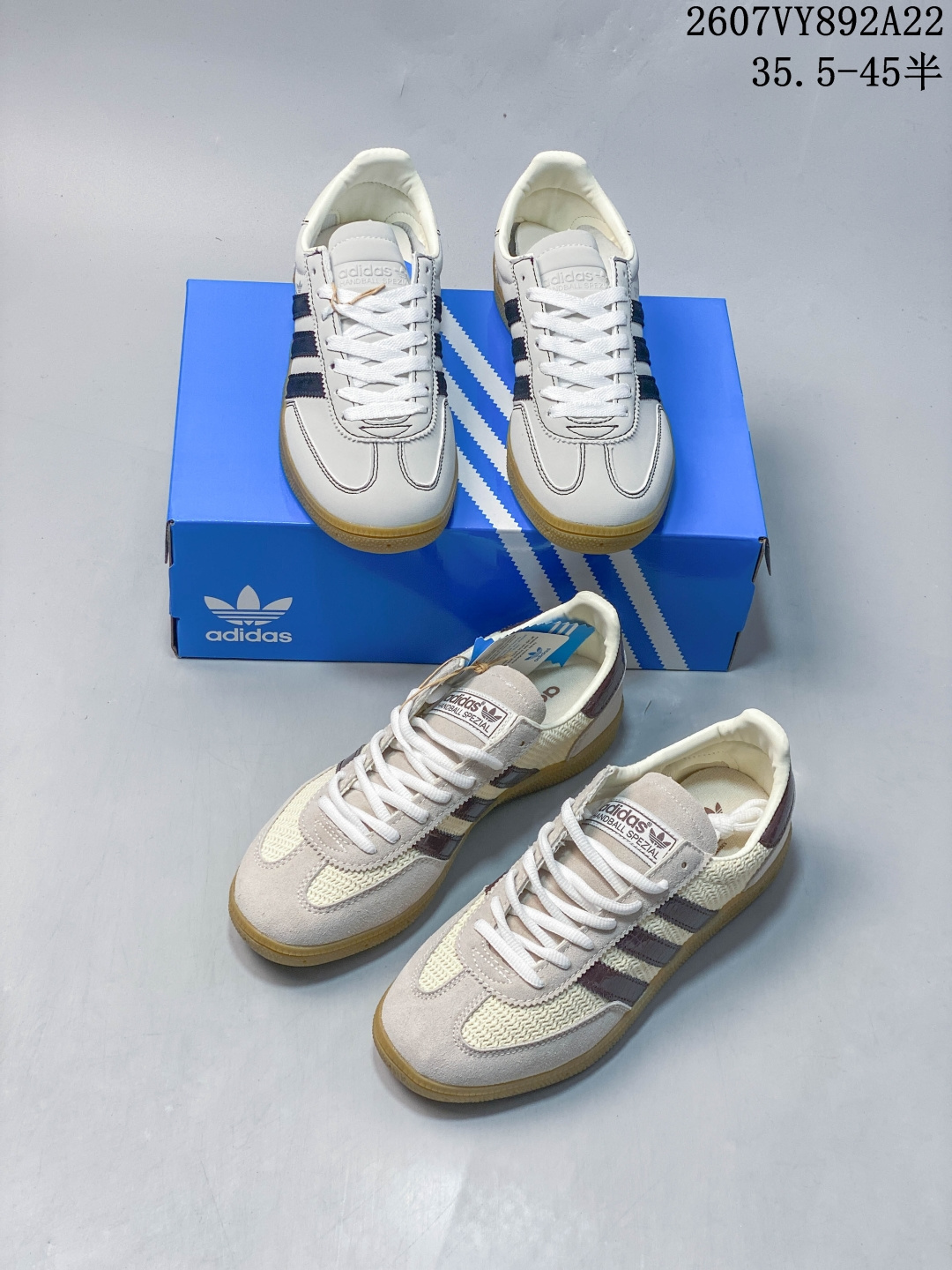 三叶草Adidas Originals Samba Vegan OG”SPD“桑巴舞系列绅士德训足球风百搭低帮休闲运动板鞋 712120TTE 07VY892A22 image 1