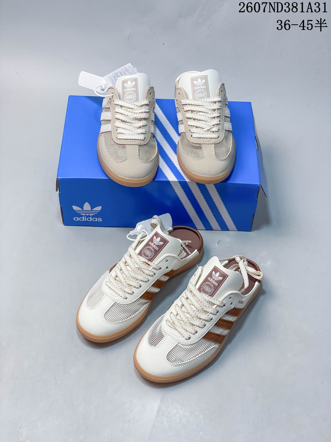 Adidas Originals Samba OG Mule 桑巴舞系列 三叶草 低帮休闲拖鞋 货号:HP5074 尺码：35-45（半）ID：329ND0706 07ND381A31 image 1