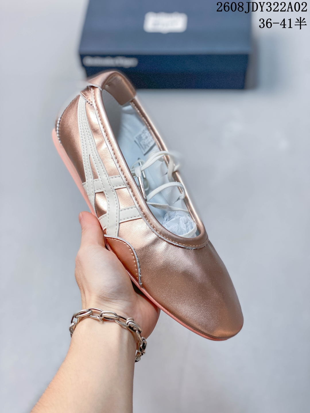 亚瑟士Onitsuka Tiger鬼塚虎 GYMNARINA 夏季时尚舒适高芭蕾风 玛丽珍鞋 女810020YWT 36-41 08JDY322A02 image 1