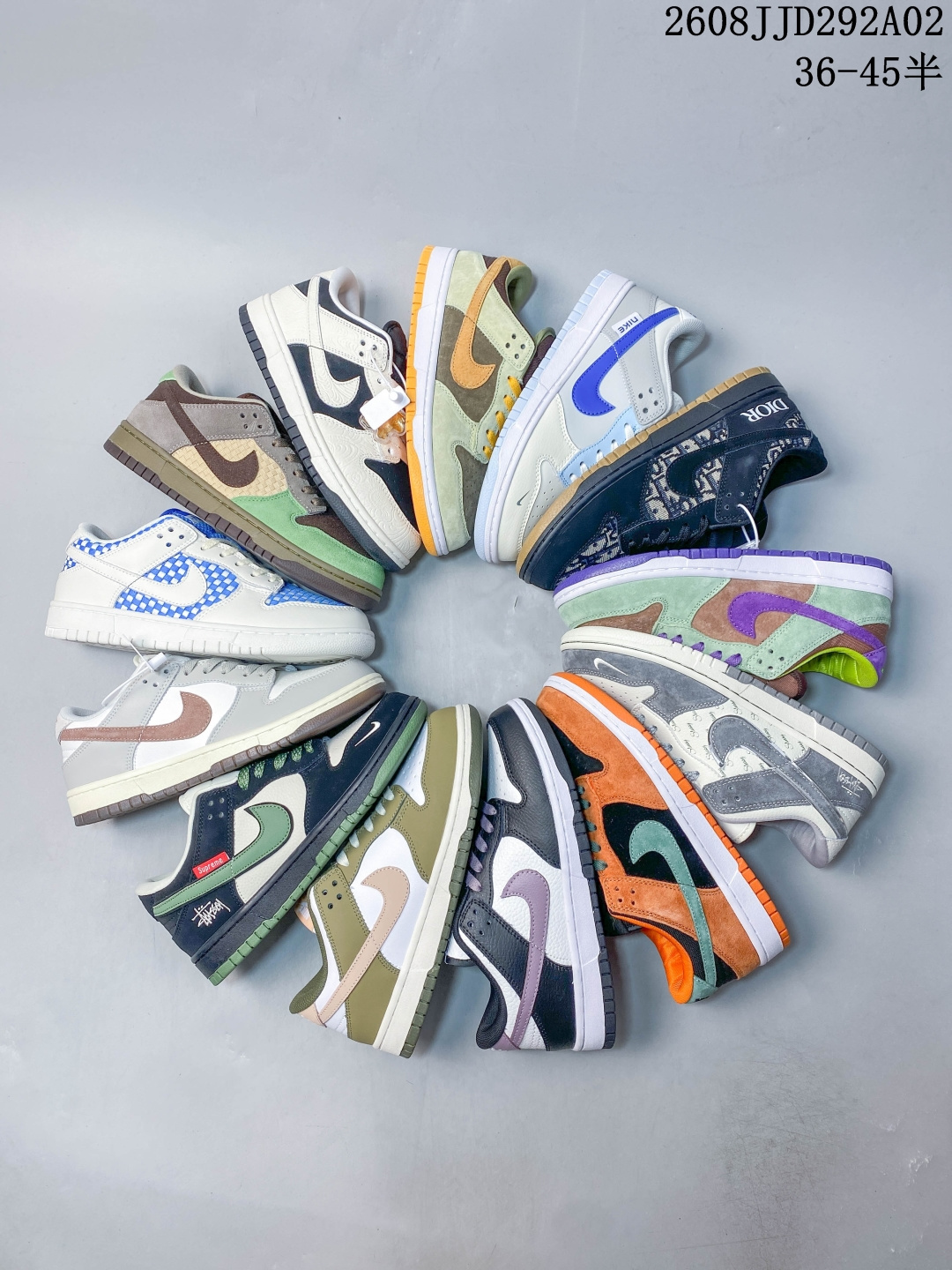 NIKE DUNK LOW 扣篮系列 复古低帮休闲运动滑板板鞋 货号:LF0039-006 尺码:36-45 ID:DSF474-SDE 08JJD292A02 image 1