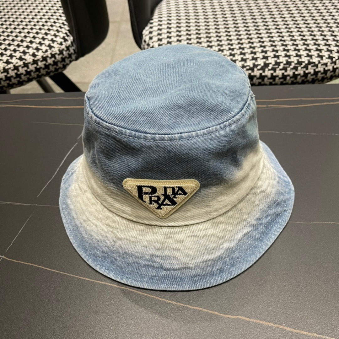NO:346535,【Prada】PRADA new denim fisherman hat, new style is on the shelves, super easy to match, hurry up and buy hat, straw hat, fisherman hat, baseball hat, hat, prada, prada, espadrilles, hats【普拉达】PRADA新款牛仔渔夫帽,新款上架,超好搭配,赶紧入手吧帽子草帽渔夫帽棒球帽,帽子,prada,prada,espadrilles,hats,hat