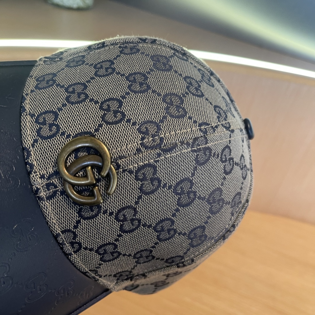  古奇Gucci 新款原单棒球帽🧢， 精致純也格调很有感觉，质量超赞