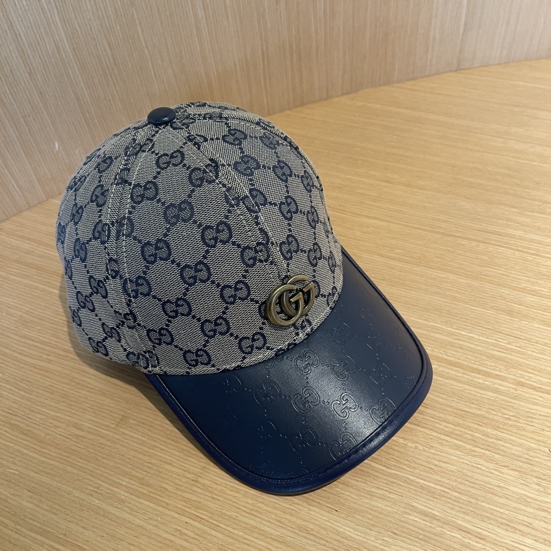  古奇Gucci 新款原单棒球帽🧢， 精致純也格调很有感觉，质量超赞