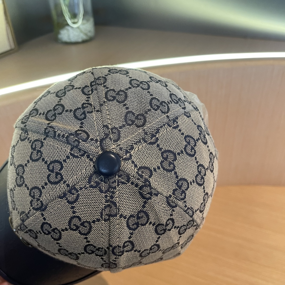  古奇Gucci 新款原单棒球帽🧢， 精致純也格调很有感觉，质量超赞