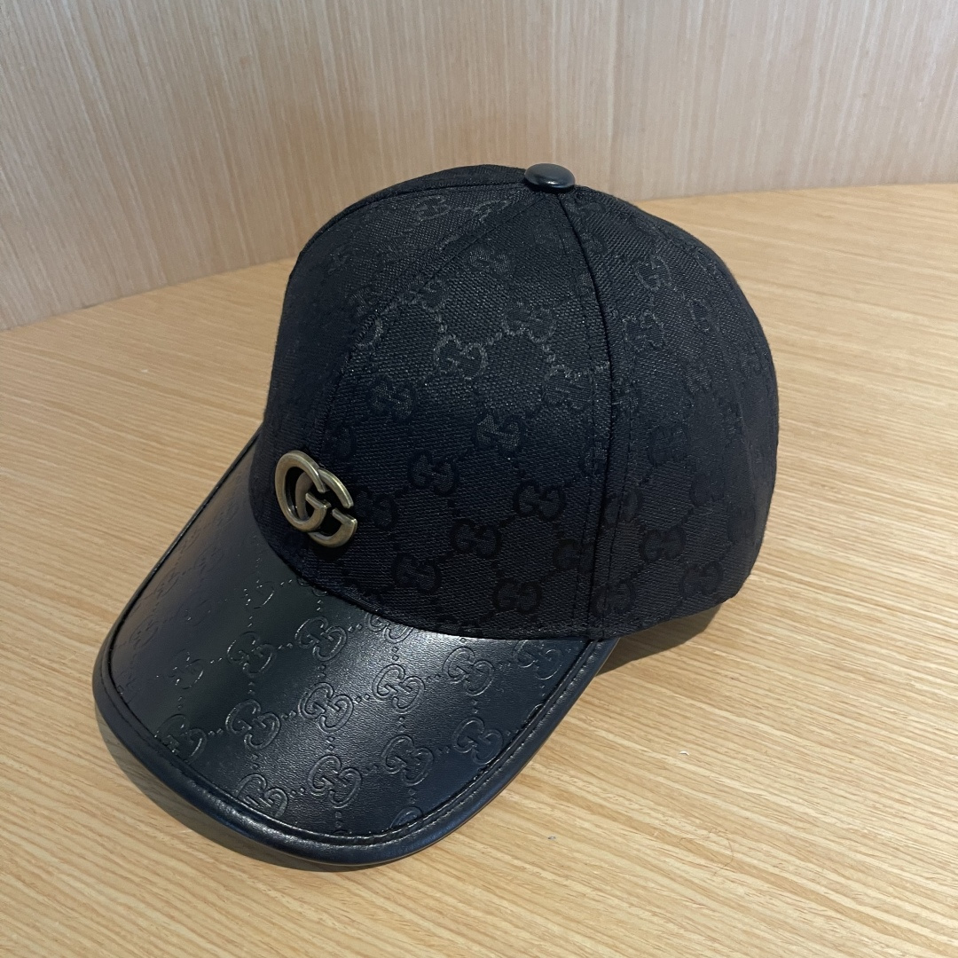  古奇Gucci 新款原单棒球帽🧢， 精致純也格调很有感觉，质量超赞