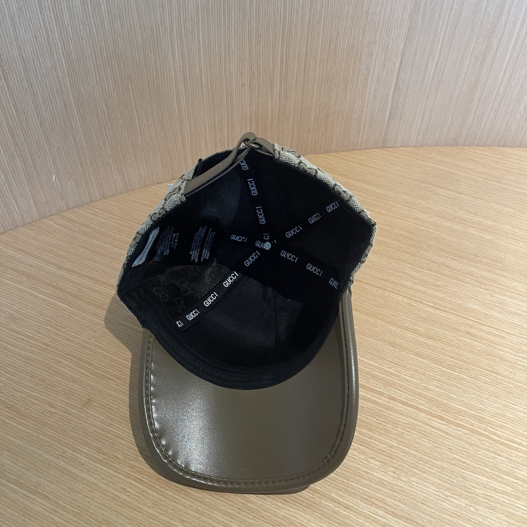  古奇Gucci 新款原单棒球帽🧢， 精致純也格调很有感觉，质量超赞