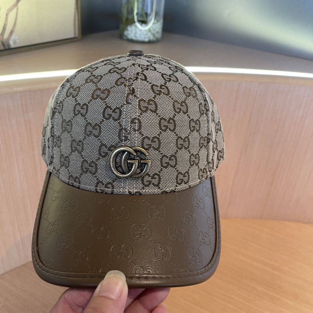  古奇Gucci 新款原单棒球帽🧢， 精致純也格调很有感觉，质量超赞