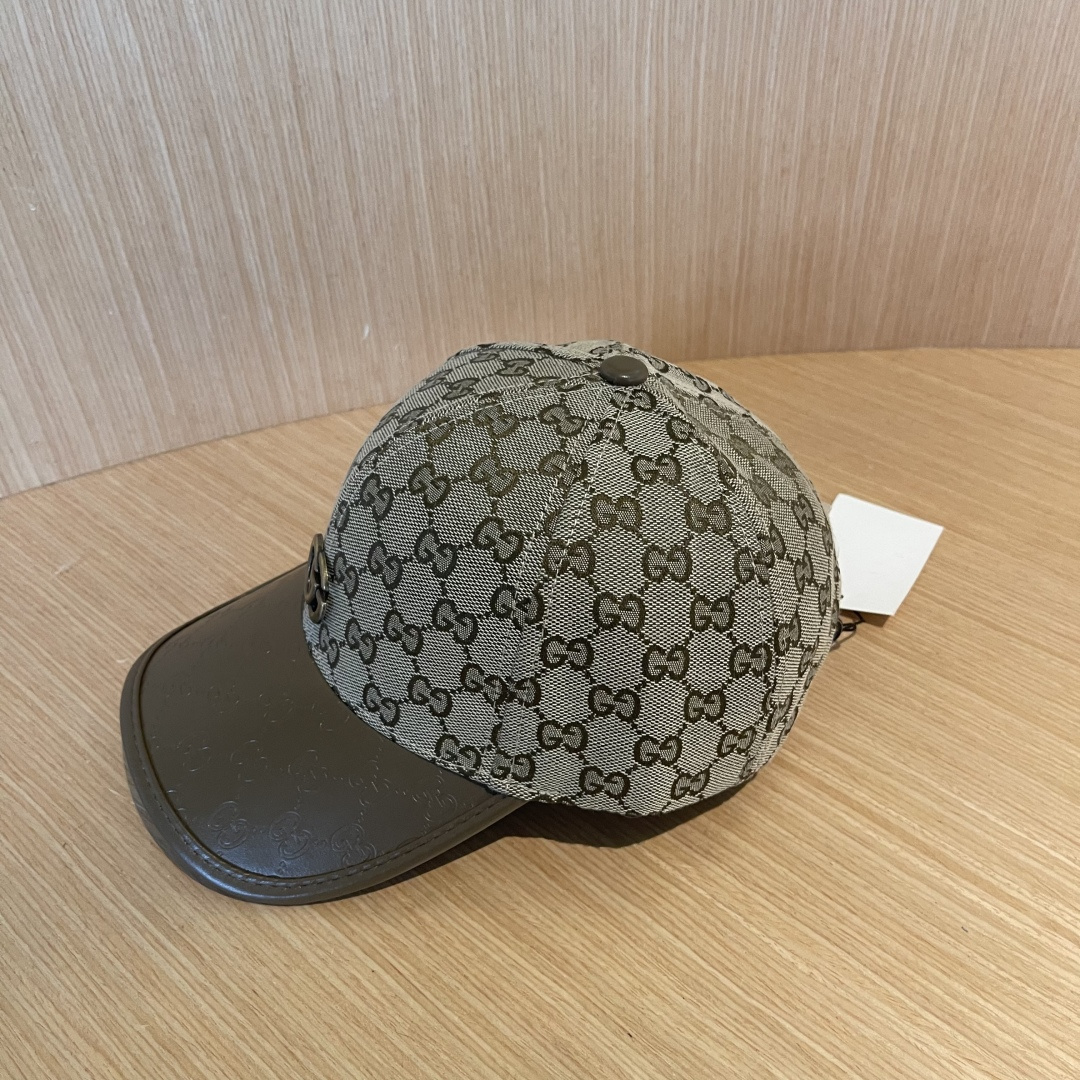  古奇Gucci 新款原单棒球帽🧢， 精致純也格调很有感觉，质量超赞