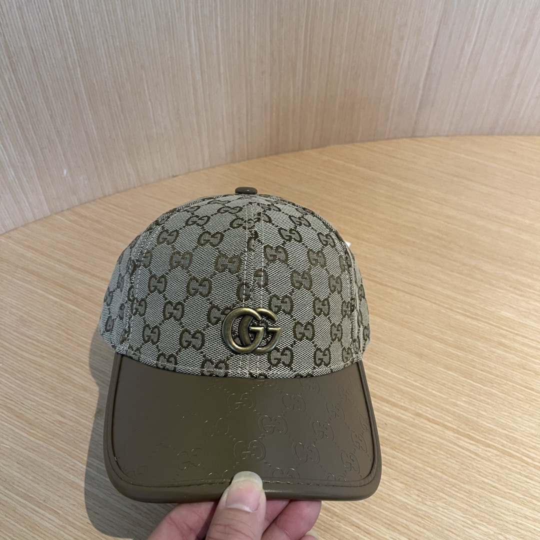  古奇Gucci 新款原单棒球帽🧢， 精致純也格调很有感觉，质量超赞