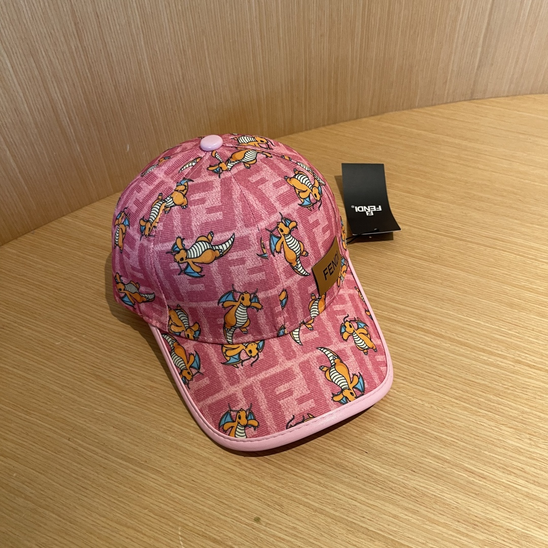  Fendi（芬迪）新款原单棒球帽， 专柜热卖款，复古双F提花口碑极佳，11开模订制，轻盈透气！质量超赞