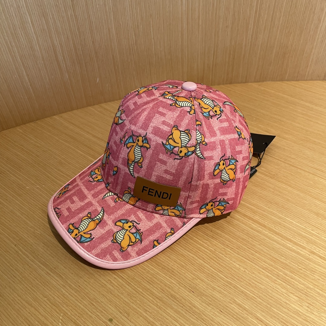  Fendi（芬迪）新款原单棒球帽， 专柜热卖款，复古双F提花口碑极佳，11开模订制，轻盈透气！质量超赞