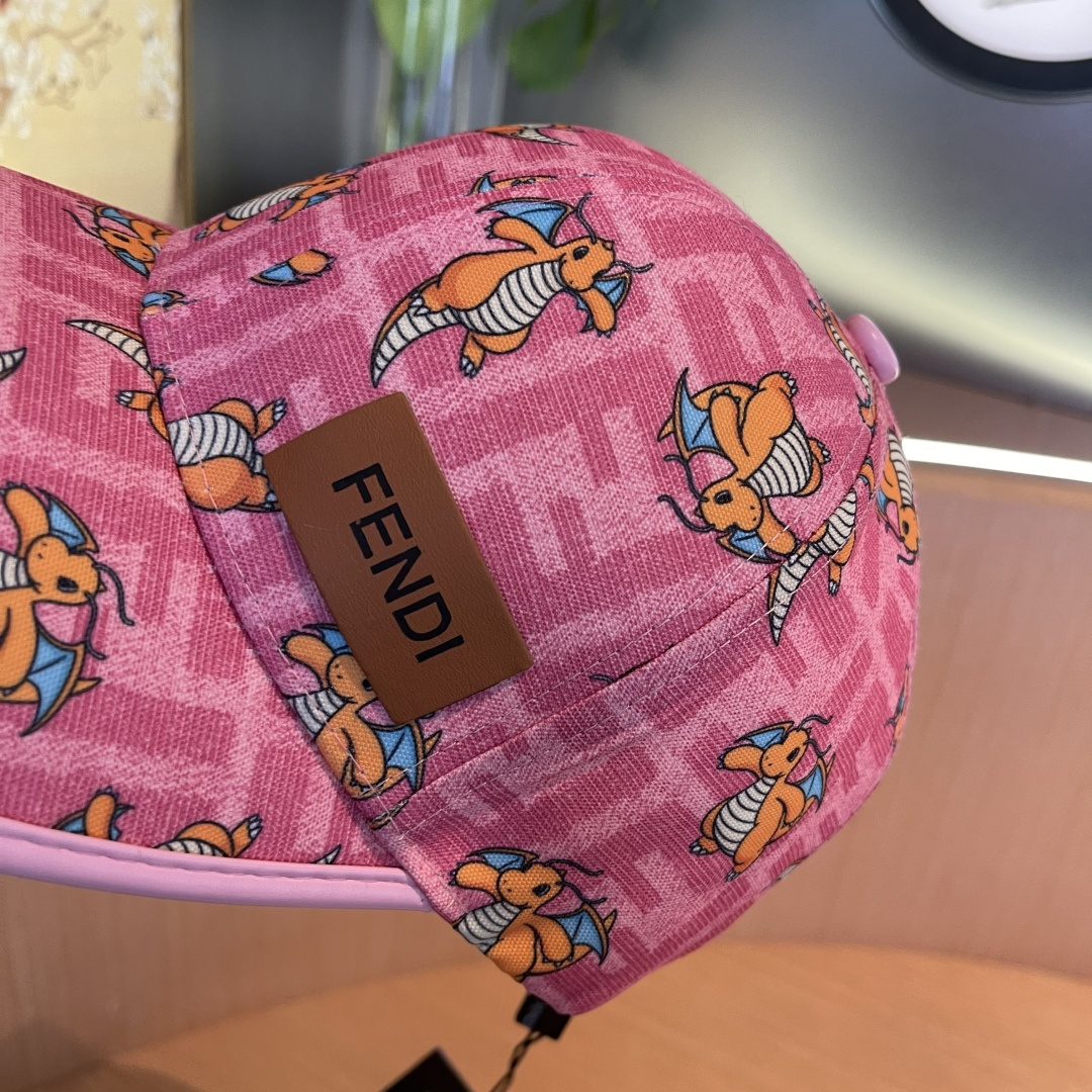  Fendi（芬迪）新款原单棒球帽， 专柜热卖款，复古双F提花口碑极佳，11开模订制，轻盈透气！质量超赞