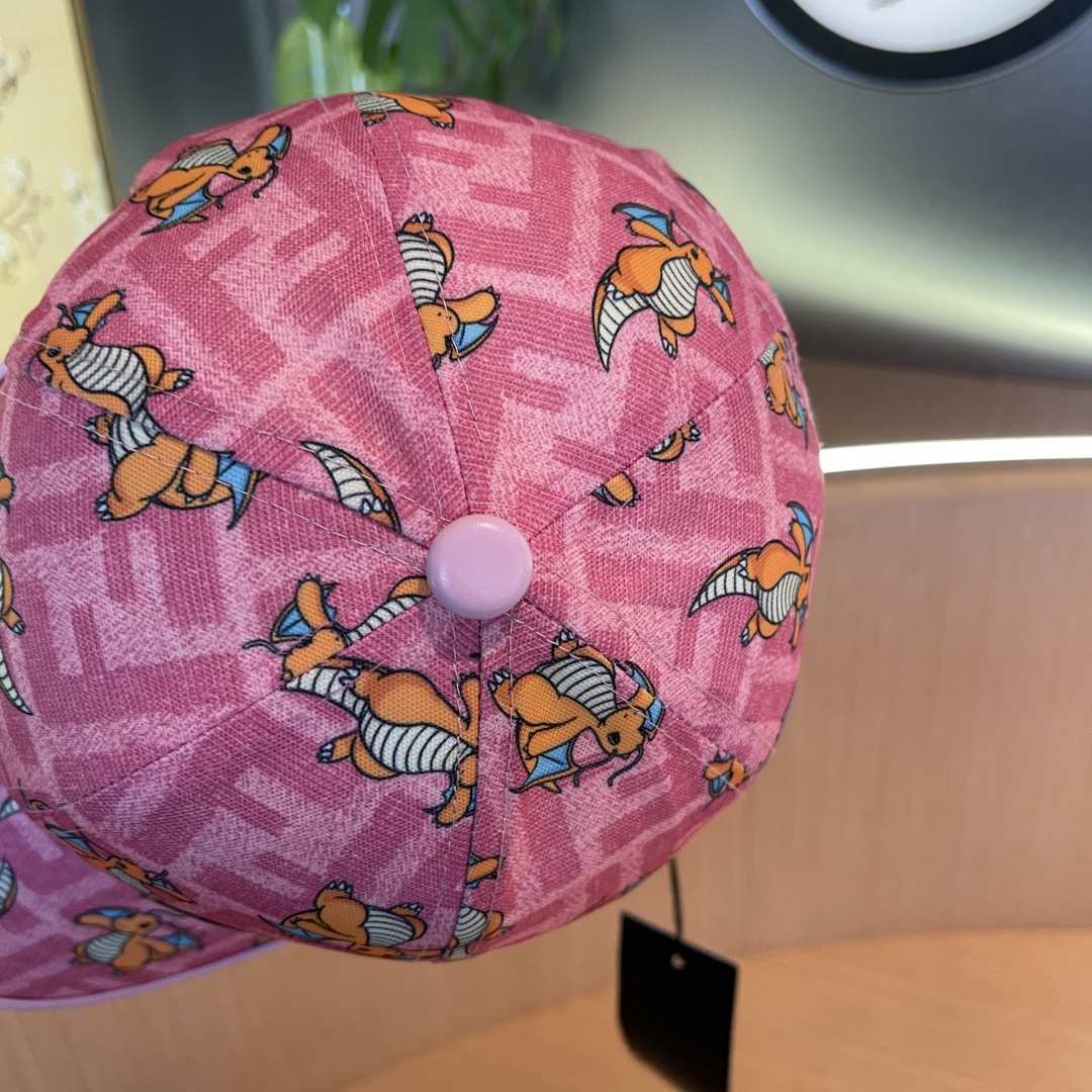  Fendi（芬迪）新款原单棒球帽， 专柜热卖款，复古双F提花口碑极佳，11开模订制，轻盈透气！质量超赞