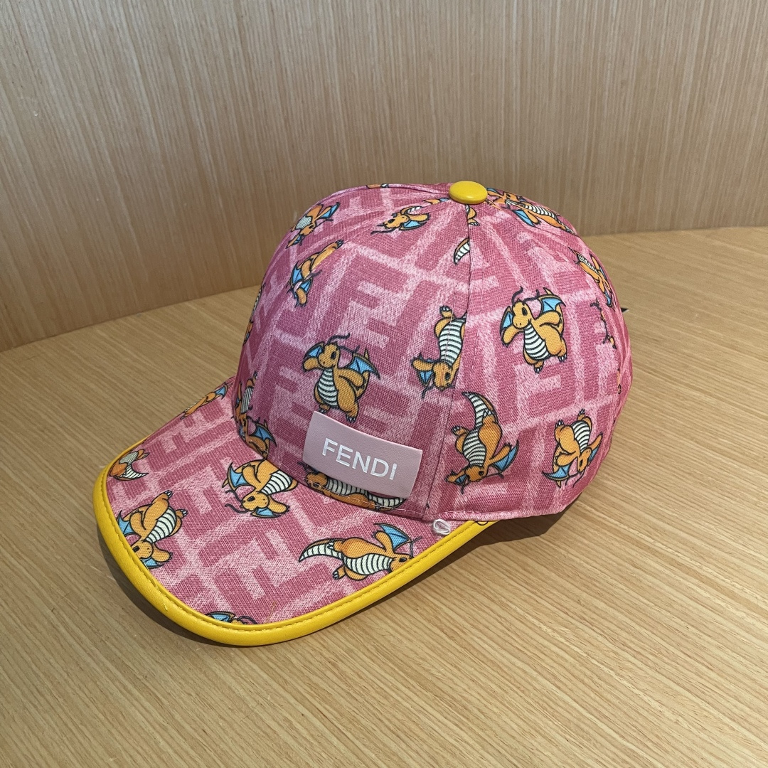  Fendi（芬迪）新款原单棒球帽， 专柜热卖款，复古双F提花口碑极佳，11开模订制，轻盈透气！质量超赞